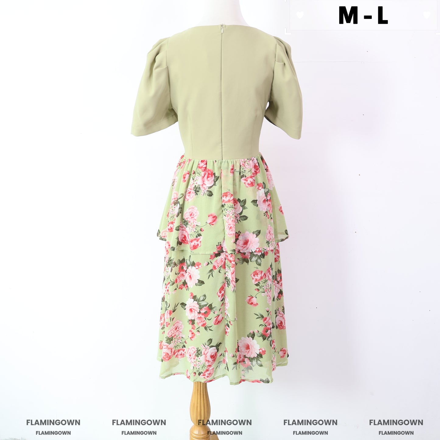 Floral Tiered Midi Dress