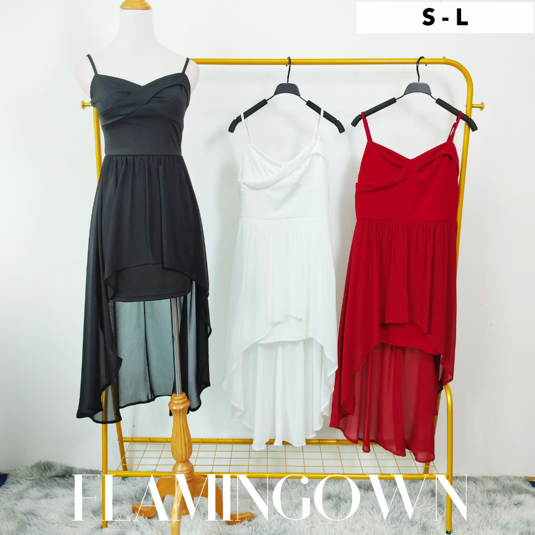 High-Low Overlay Dress