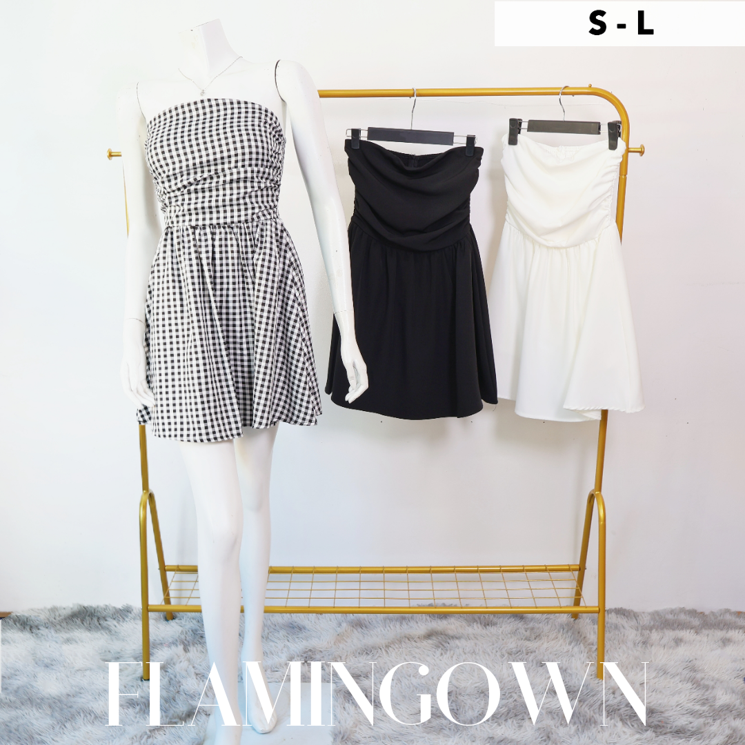 Strapless Romper Dress