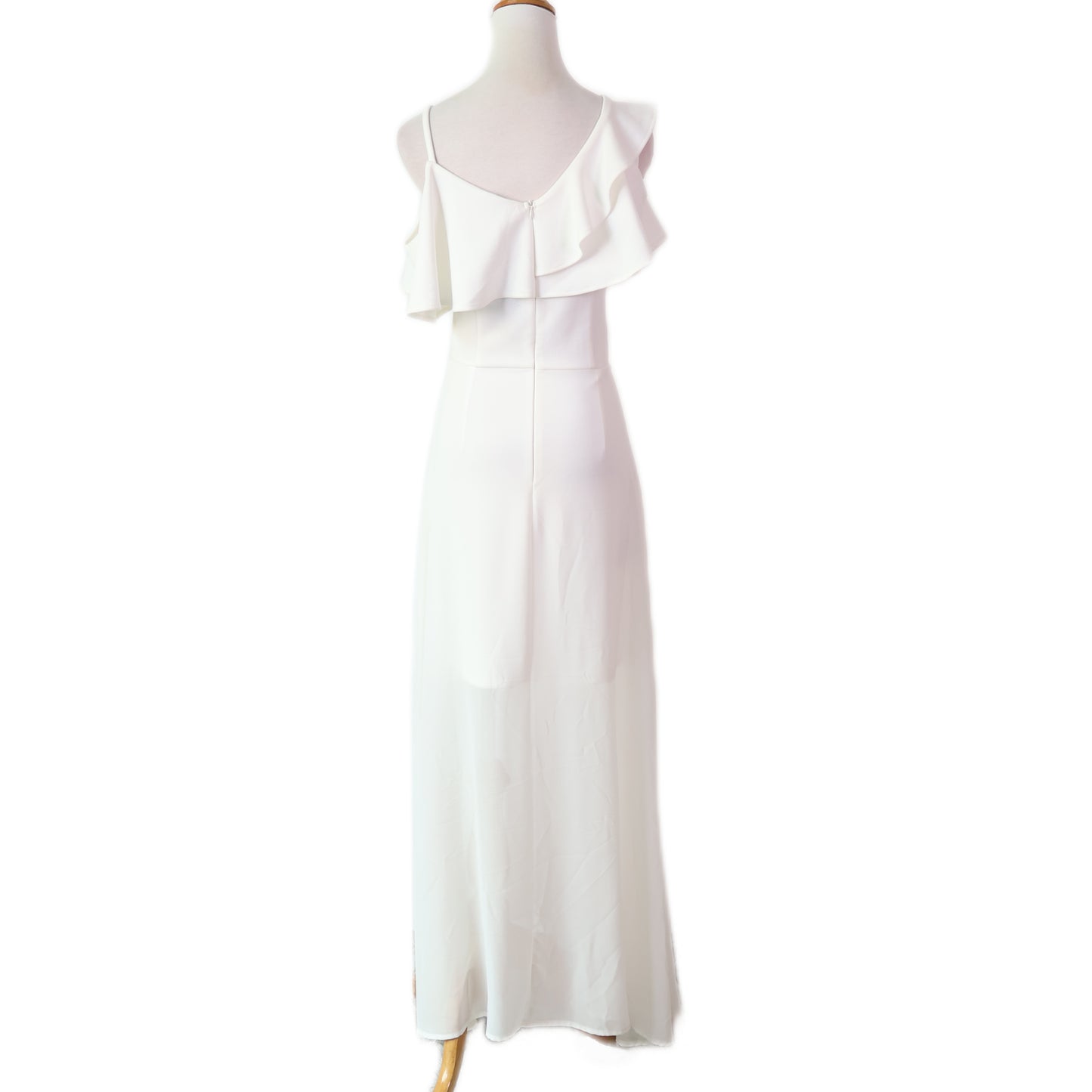 Cold-Shoulder Gown