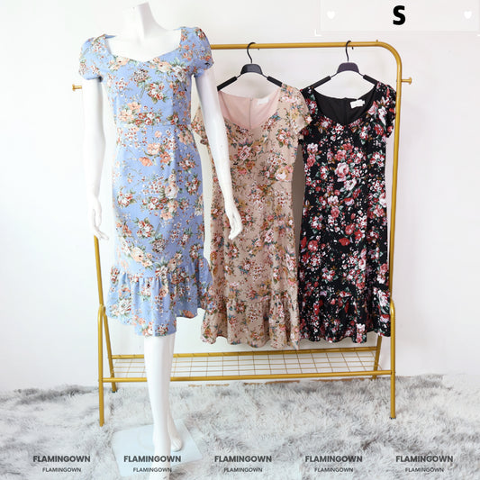 Sweetheart Floral Dress