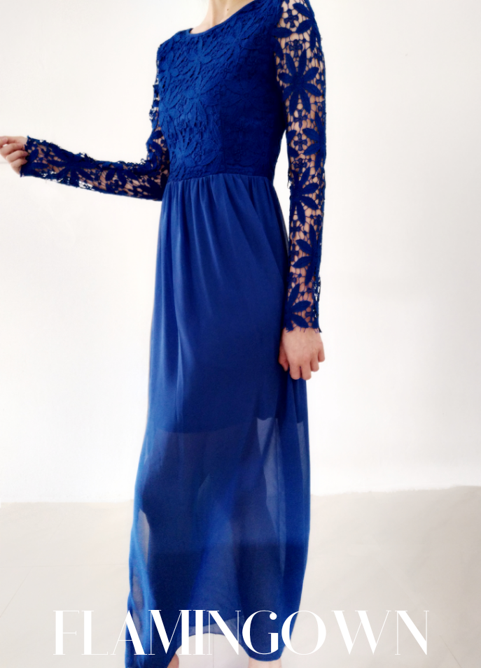 Guipure Lace Gown