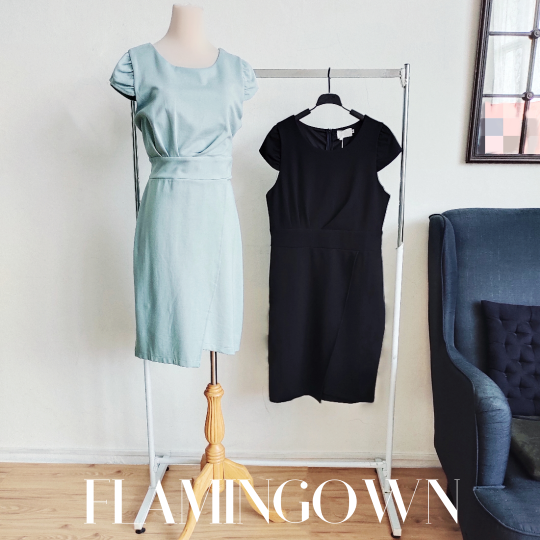 Cap-Sleeve Dress