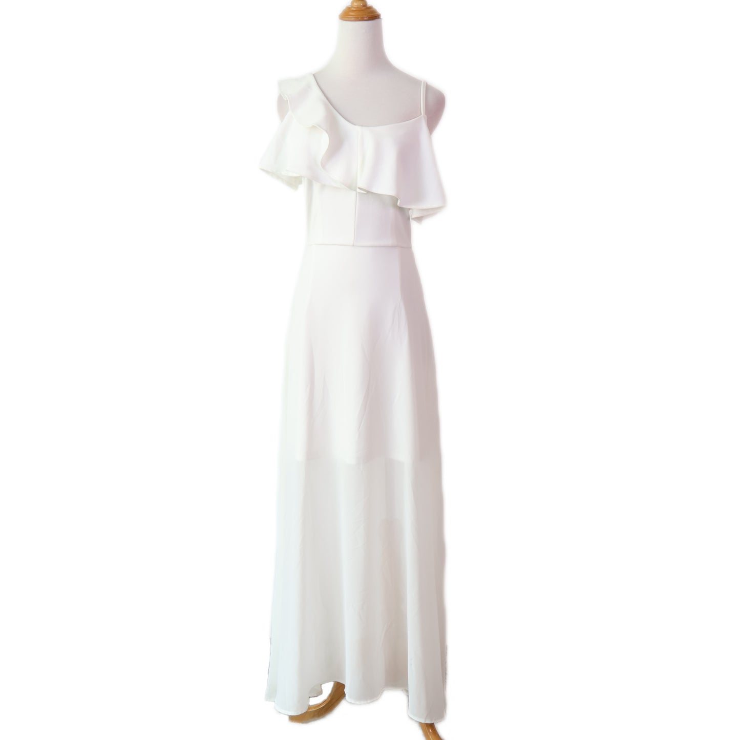 Cold-Shoulder Gown