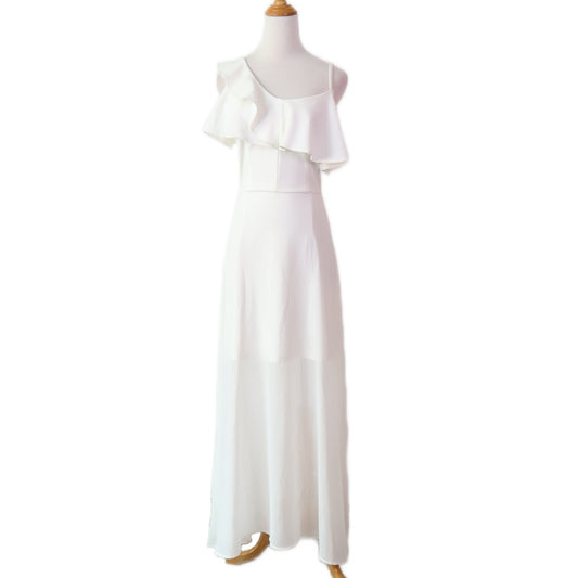 Cold-Shoulder Gown