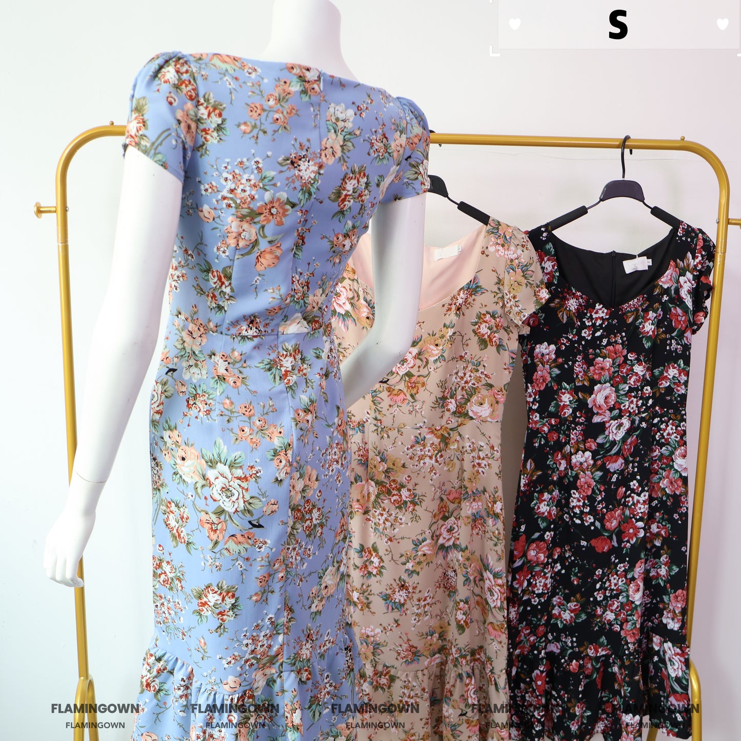 Sweetheart Floral Dress