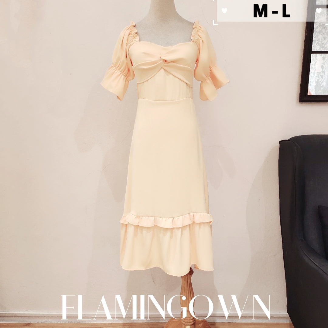 Off-Shoulder Frill Dress
