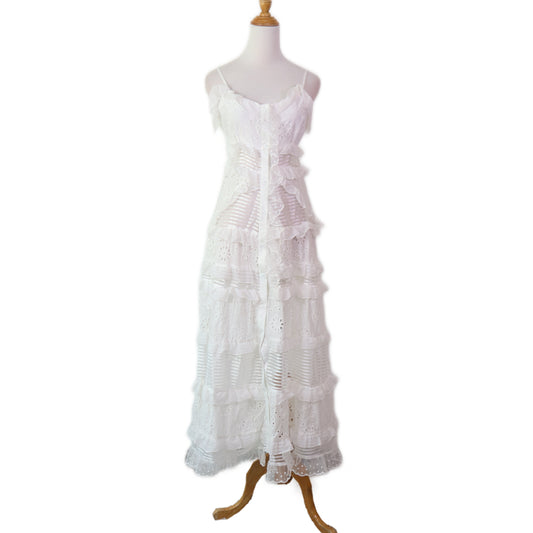 Set Adjustable Straps Ruffle-Trim with Shorts