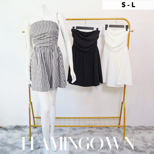 Strapless Romper Dress